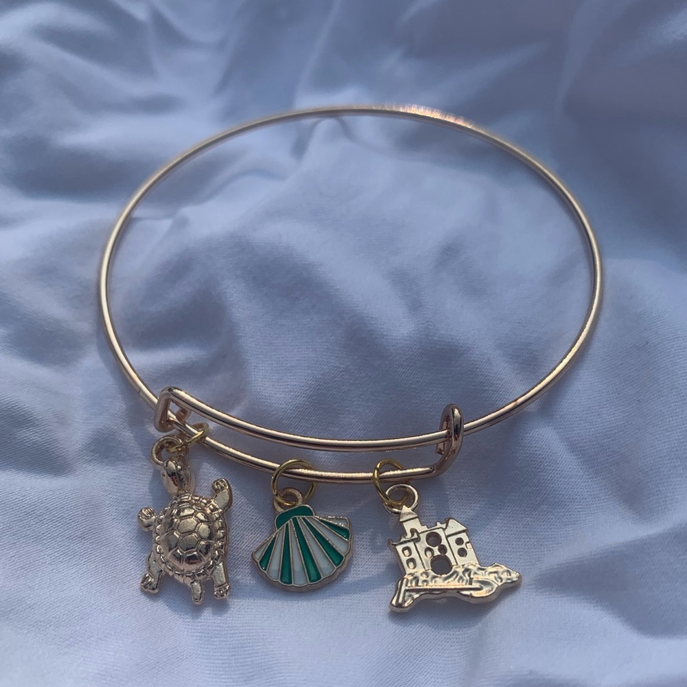 Brand New! Handmade! Adjustable Charm Bracelet - Picture 2 of 5